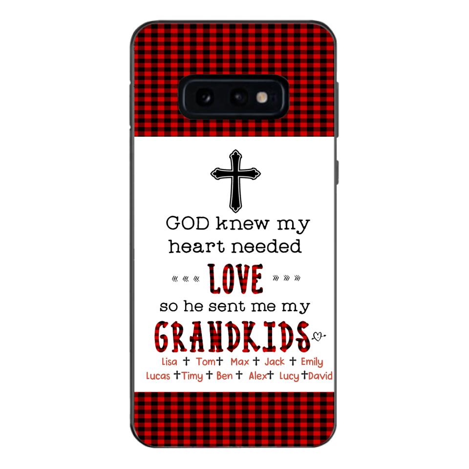 Personalized God Grandkids Phone Case Printed 3N 2803