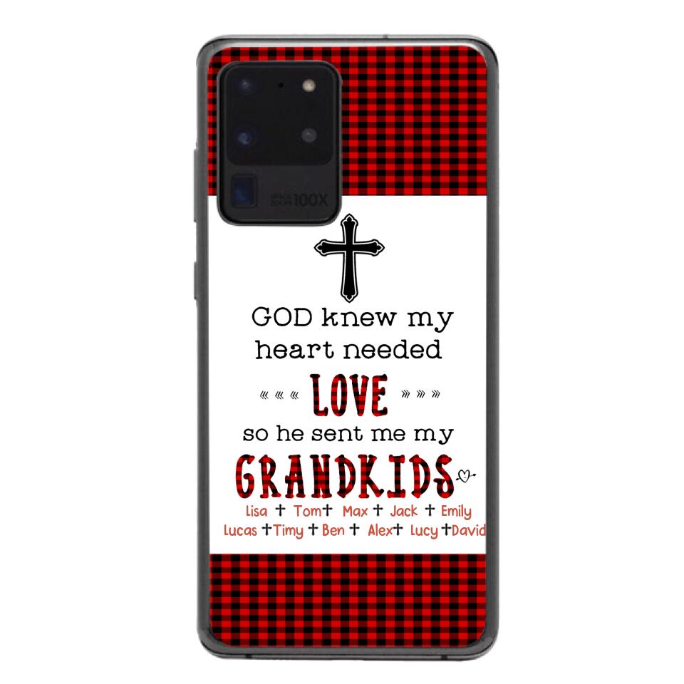 Personalized God Grandkids Phone Case Printed 3N 2803