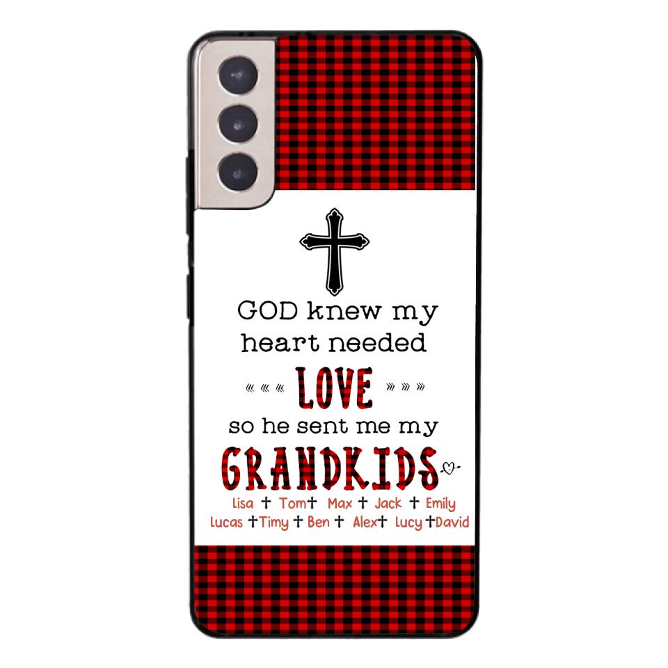 Personalized God Grandkids Phone Case Printed 3N 2803