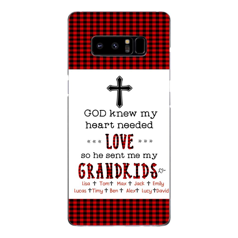 Personalized God Grandkids Phone Case Printed 3N 2803
