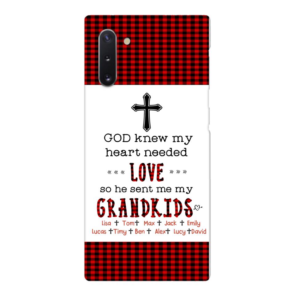 Personalized God Grandkids Phone Case Printed 3N 2803
