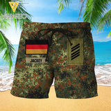 PERSONALIZED GERMAN ARMY CAMO SHORTS QTHC2803
