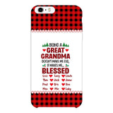 Personalized Great Grandma Phone Case Printed T3Q 2803
