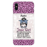 Personalized June Girl With Tatoos Phone Case Printed 25MAR-QH28