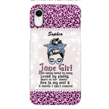 Personalized June Girl With Tatoos Phone Case Printed 25MAR-QH28