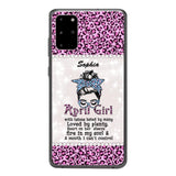 Personalized April Girl With Tatoos Phone Case Printed 25MAR-QH28