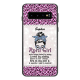 Personalized April Girl With Tatoos Phone Case Printed 25MAR-QH28