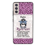 Personalized April Girl With Tatoos Phone Case Printed 25MAR-QH28