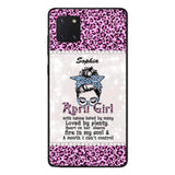 Personalized April Girl With Tatoos Phone Case Printed 25MAR-QH28
