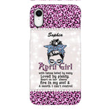 Personalized April Girl With Tatoos Phone Case Printed 25MAR-QH28