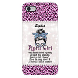 Personalized April Girl With Tatoos Phone Case Printed 25MAR-QH28