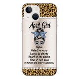Personalized April Girl With Tatoos Phone Case Printed 25MAR-HQ28