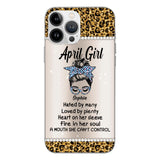 Personalized April Girl With Tatoos Phone Case Printed 25MAR-HQ28