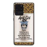 Personalized April Girl With Tatoos Phone Case Printed 25MAR-HQ28