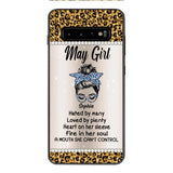 Personalized May Girl With Tatoos Phone Case Printed 25MAR-HQ28