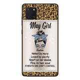 Personalized May Girl With Tatoos Phone Case Printed 25MAR-HQ28