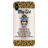 Personalized May Girl With Tatoos Phone Case Printed 25MAR-HQ28