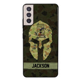 Personalized Australian soldier camo rank Phone Case Printed M3Q 2903