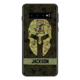 Personalized Australian soldier camo rank Phone Case Printed M3Q 2903