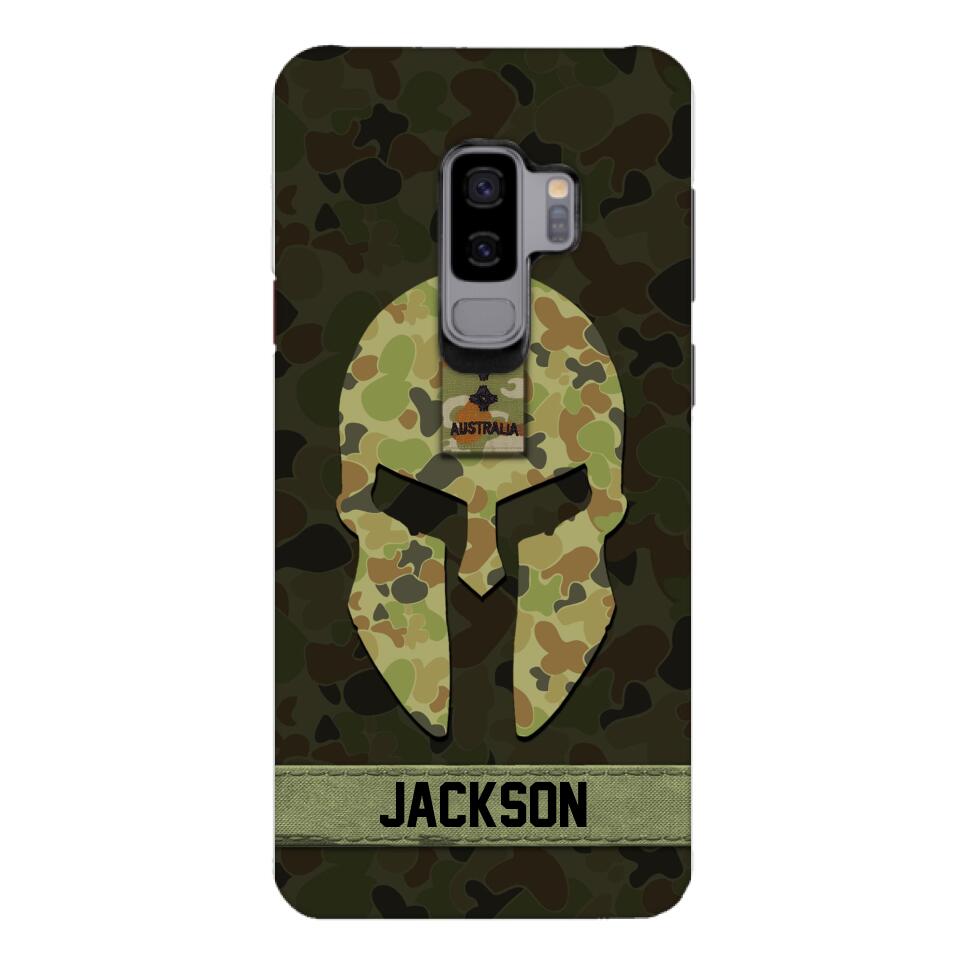 Personalized Australian soldier camo rank Phone Case Printed M3Q 2903