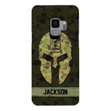 Personalized Australian soldier camo rank Phone Case Printed M3Q 2903