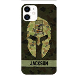 Personalized Australian soldier camo rank Phone Case Printed M3Q 2903