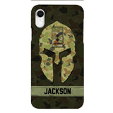 Personalized Australian soldier camo rank Phone Case Printed M3Q 2903