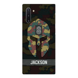 Personalized Begium soldier camo rank Phone Case Printed M3Q 2903