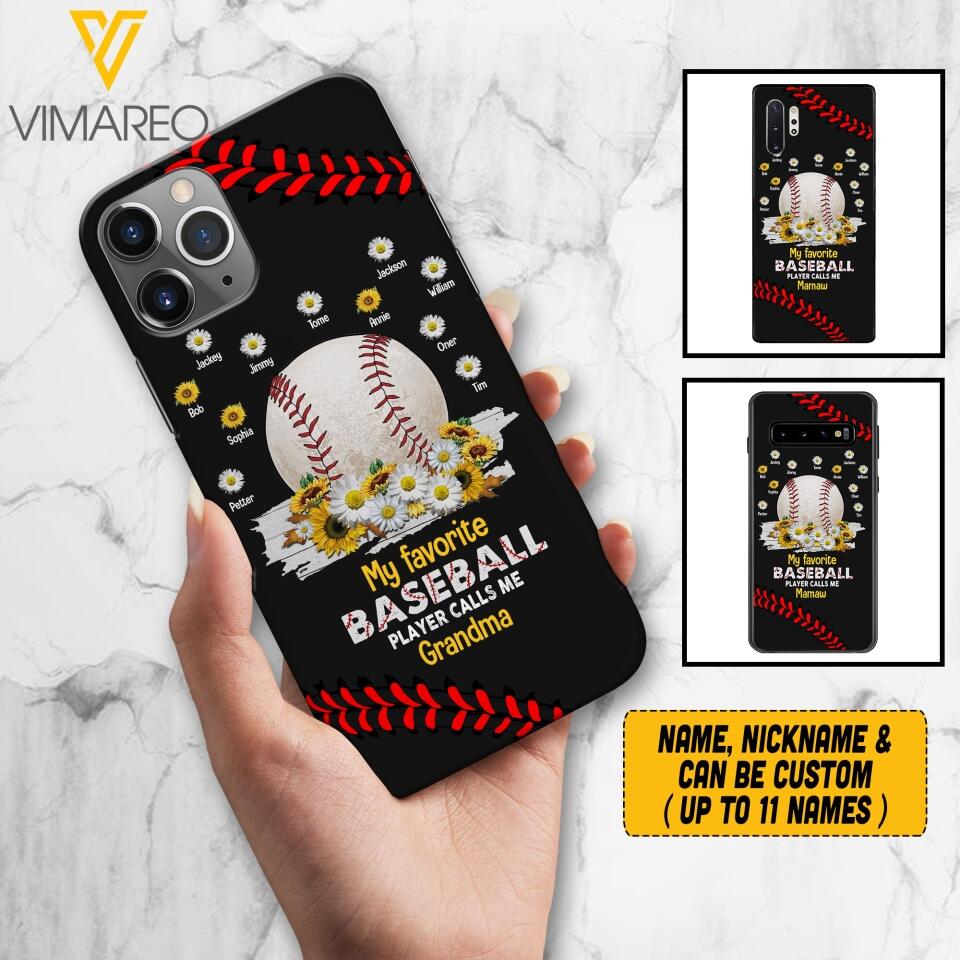 Personalized Baseball Grandma Phone Case Printed V3Q 2903