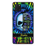 Personalized April Girl With Tattoos  Phone Case Printed 25MAR-HQ29