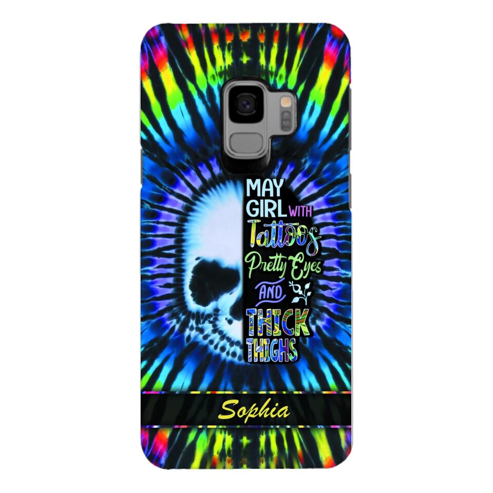 Personalized May Girl With Tattoos  Phone Case Printed 25MAR-HQ29