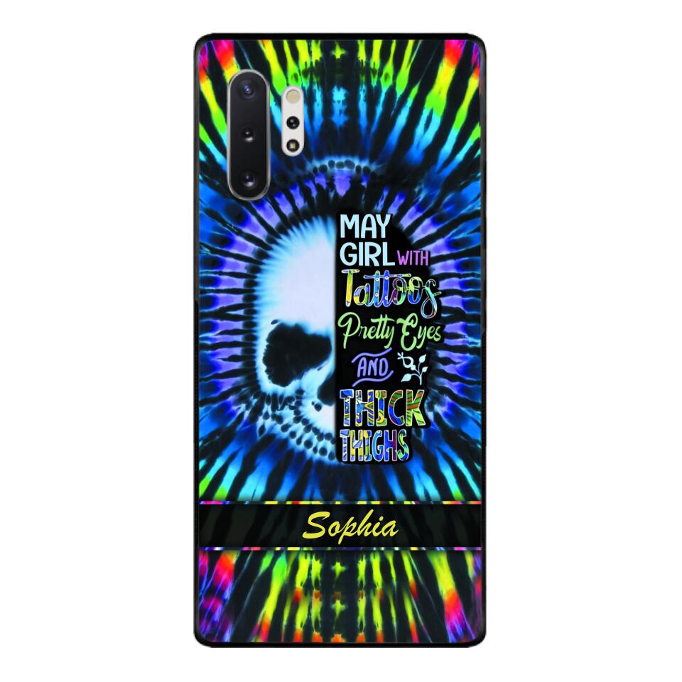 Personalized May Girl With Tattoos  Phone Case Printed 25MAR-HQ29
