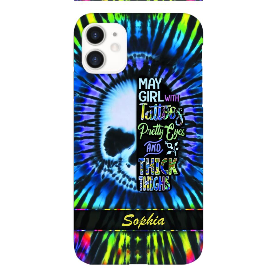 Personalized May Girl With Tattoos  Phone Case Printed 25MAR-HQ29