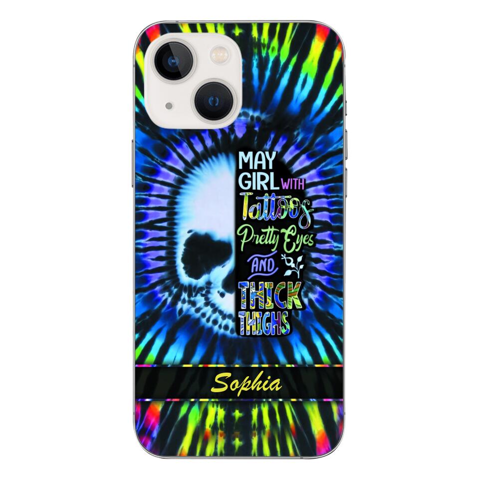 Personalized May Girl With Tattoos  Phone Case Printed 25MAR-HQ29