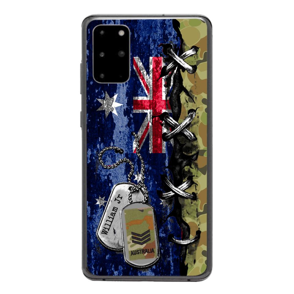 DH Personalized Australian Soldier Phone Case Printed 25MAR-DT29