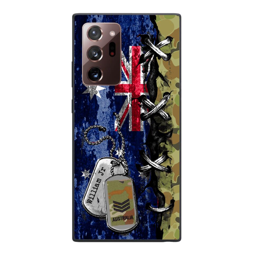 DH Personalized Australian Soldier Phone Case Printed 25MAR-DT29