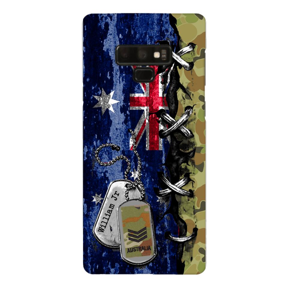 DH Personalized Australian Soldier Phone Case Printed 25MAR-DT29