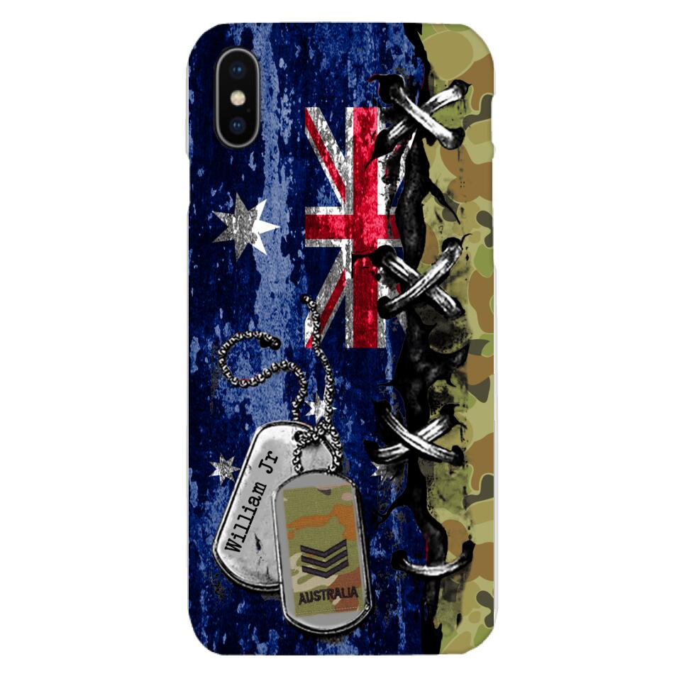 DH Personalized Australian Soldier Phone Case Printed 25MAR-DT29