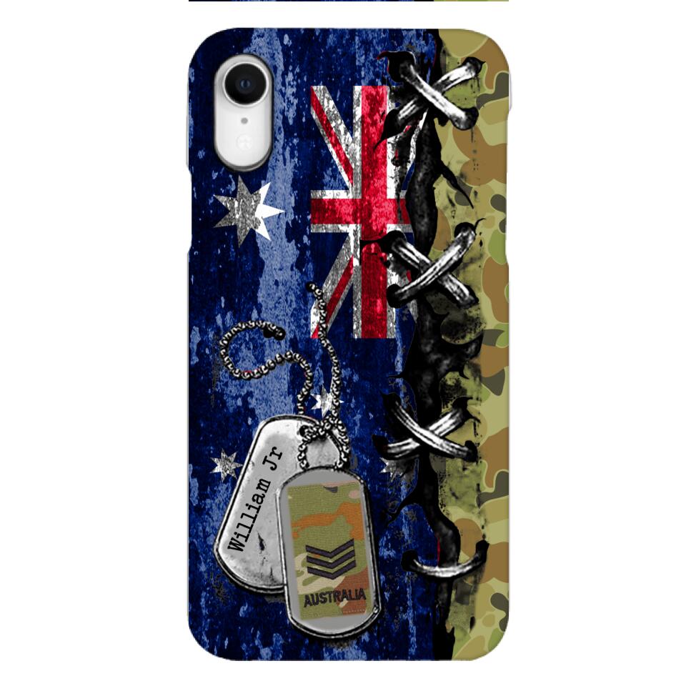 DH Personalized Australian Soldier Phone Case Printed 25MAR-DT29