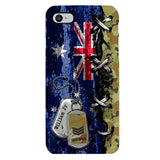 DH Personalized Australian Soldier Phone Case Printed 25MAR-DT29