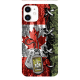 DH Personalized Canadian Soldier Phone Case Printed 25MAR-DT29