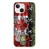 DH Personalized Canadian Soldier Phone Case Printed 25MAR-DT29