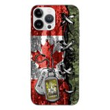 DH Personalized Canadian Soldier Phone Case Printed 25MAR-DT29