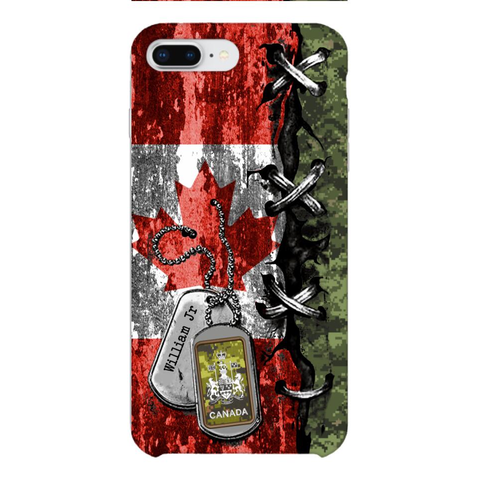 DH Personalized Canadian Soldier Phone Case Printed 25MAR-DT29
