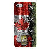 DH Personalized Canadian Soldier Phone Case Printed 25MAR-DT29