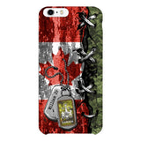 DH Personalized Canadian Soldier Phone Case Printed 25MAR-DT29