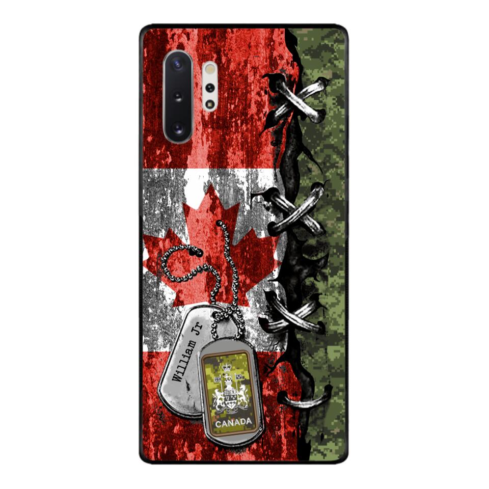DH Personalized Canadian Soldier Phone Case Printed 25MAR-DT29