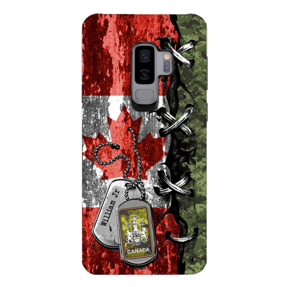 DH Personalized Canadian Soldier Phone Case Printed 25MAR-DT29