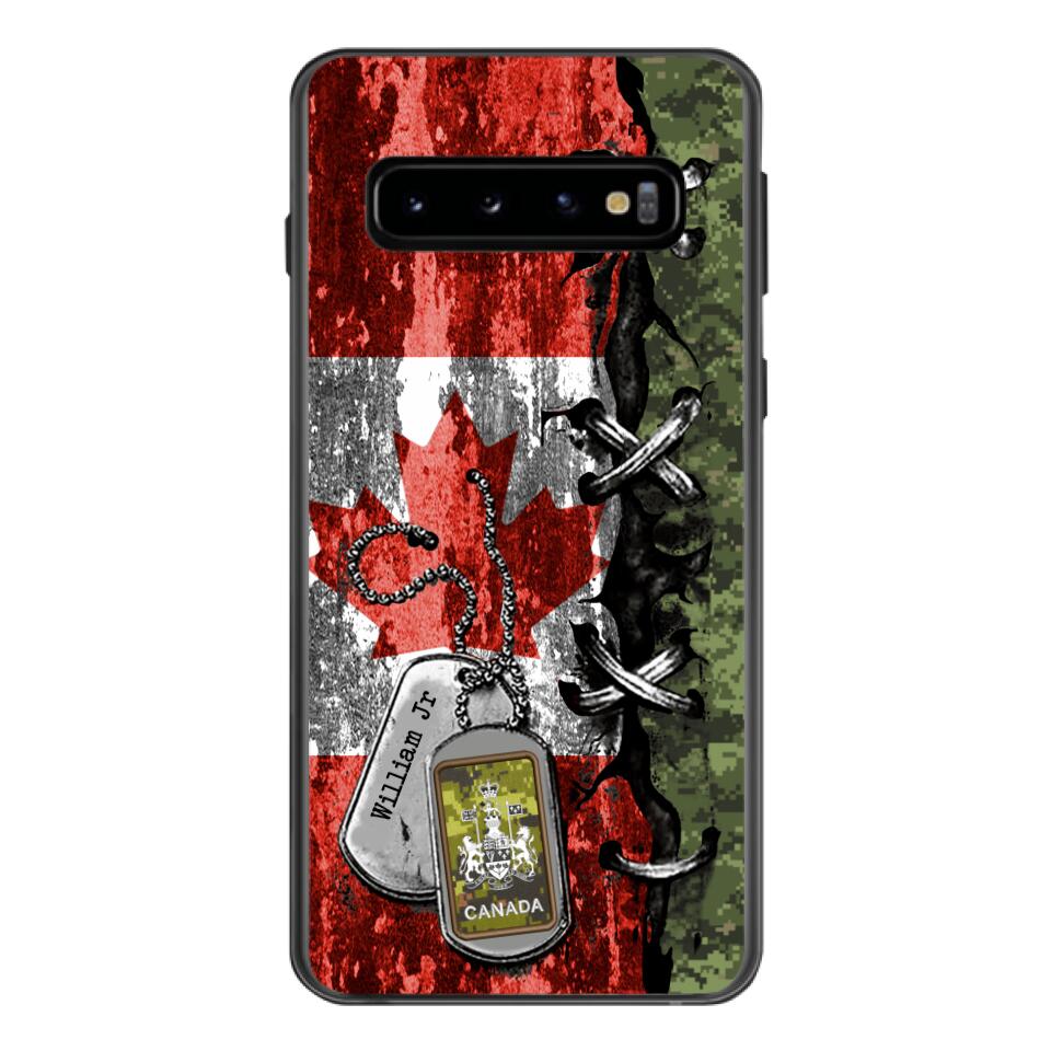 DH Personalized Canadian Soldier Phone Case Printed 25MAR-DT29