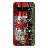 DH Personalized Canadian Soldier Phone Case Printed 25MAR-DT29